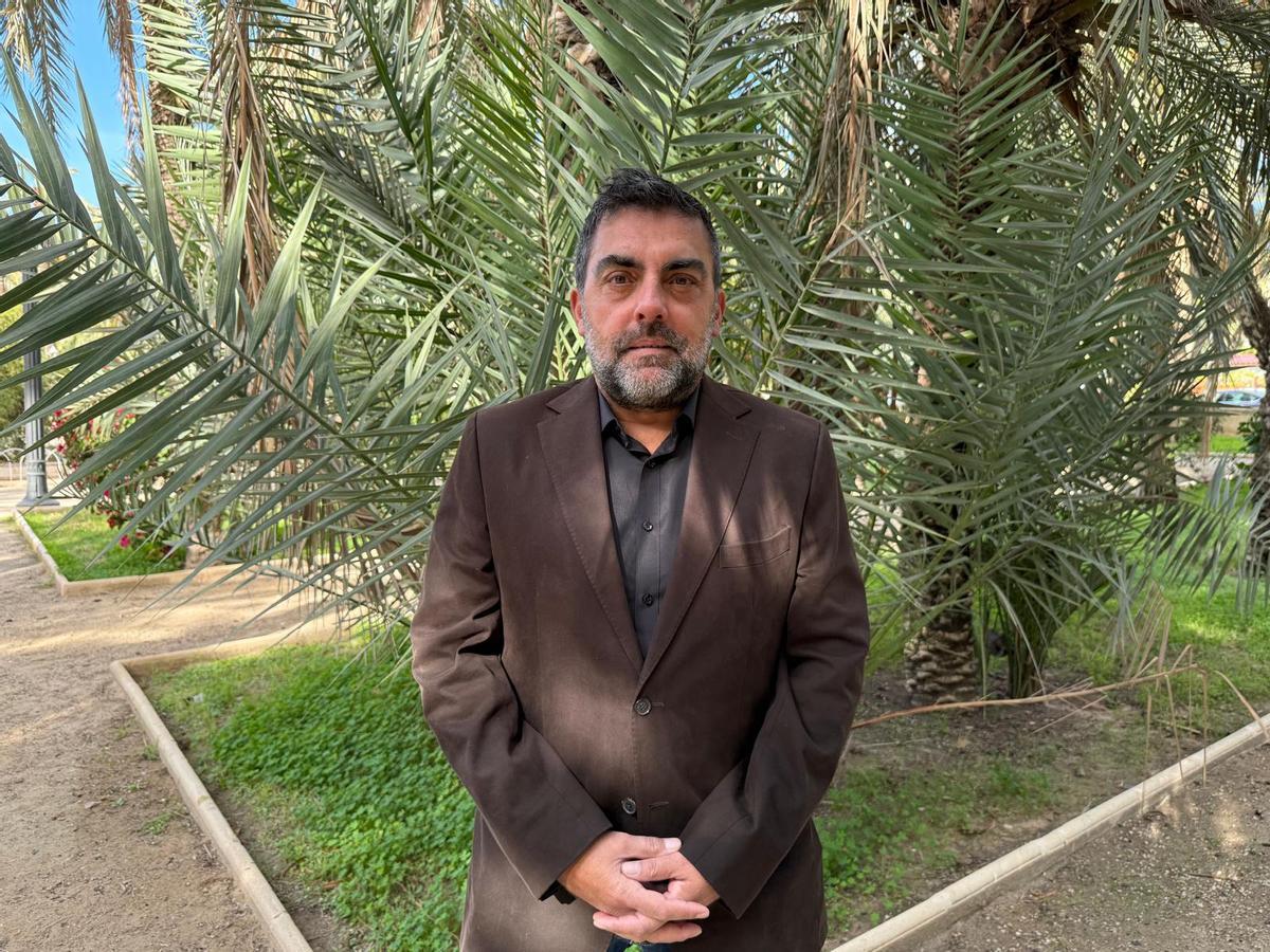 El candidato a la vicepresidencia de la comunidad de El Canal en Elche, Andrés Berenguer