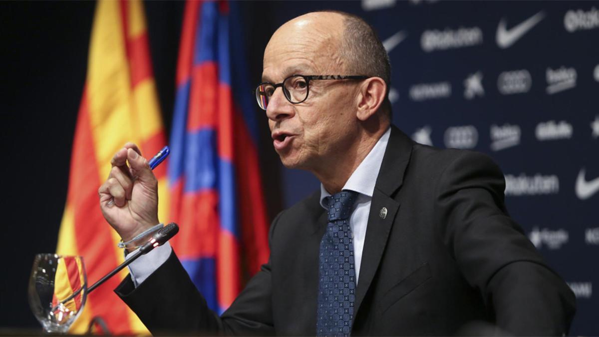 Jordi Cardoner ha explicado el posicionamiento del FC Barcelona respecto a la polémica del 'Seient Lliure'v