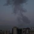 Una columna de humo durante un ataque sobre Teherán, este miércoles