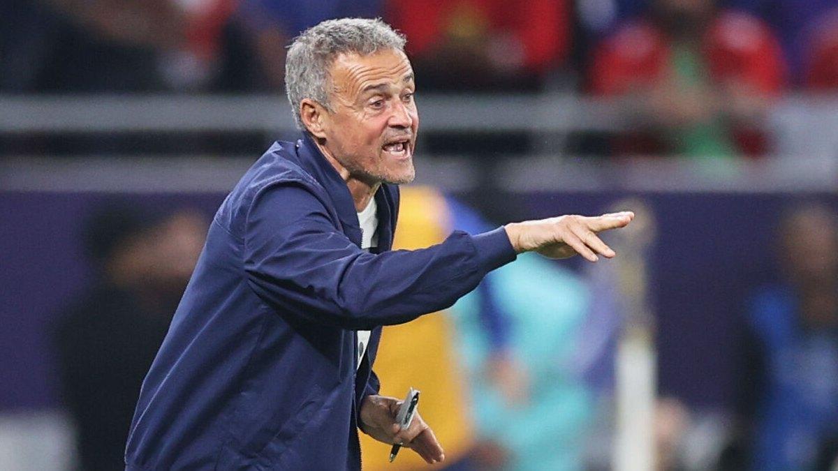 Luis Enrique durante la final de la Copa Intercontinental