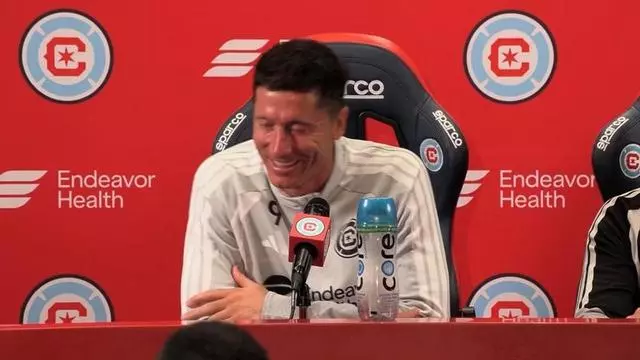 Lewandowski, en su presentación en la MLS: "No sé por qué lo llaman 'soccer'... es fútbol"