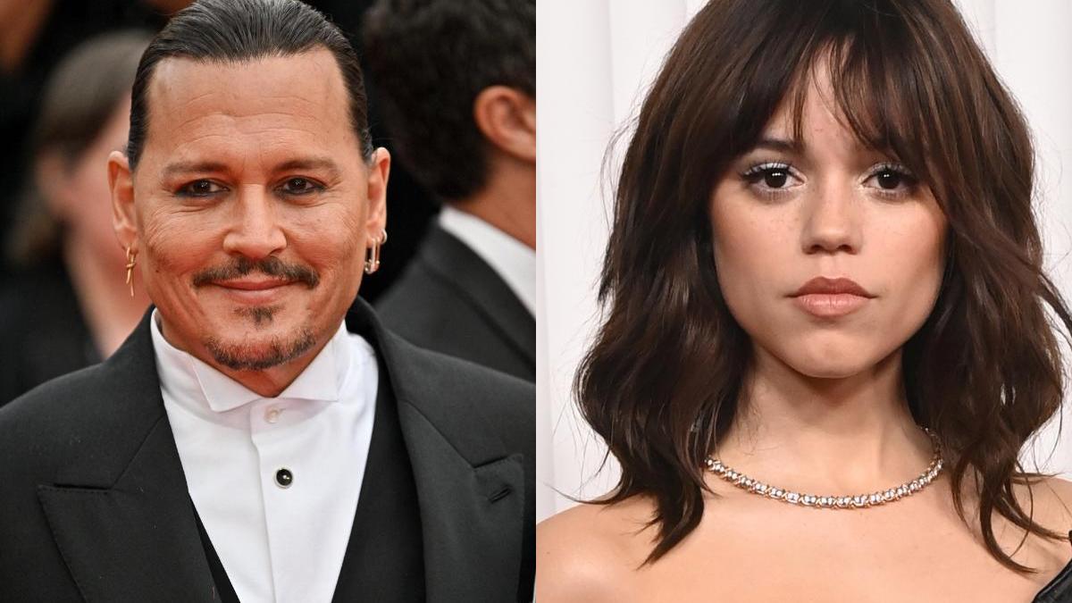 Johnny Depp y Jenna Ortega