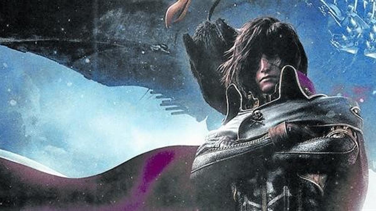 Un fotograma de 'Capitán Harlock', dirigida por el japonés Shinji Aramaki.