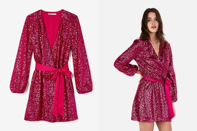 El vestido 'Surplice Sequin', de la colección de Olivia Culpo