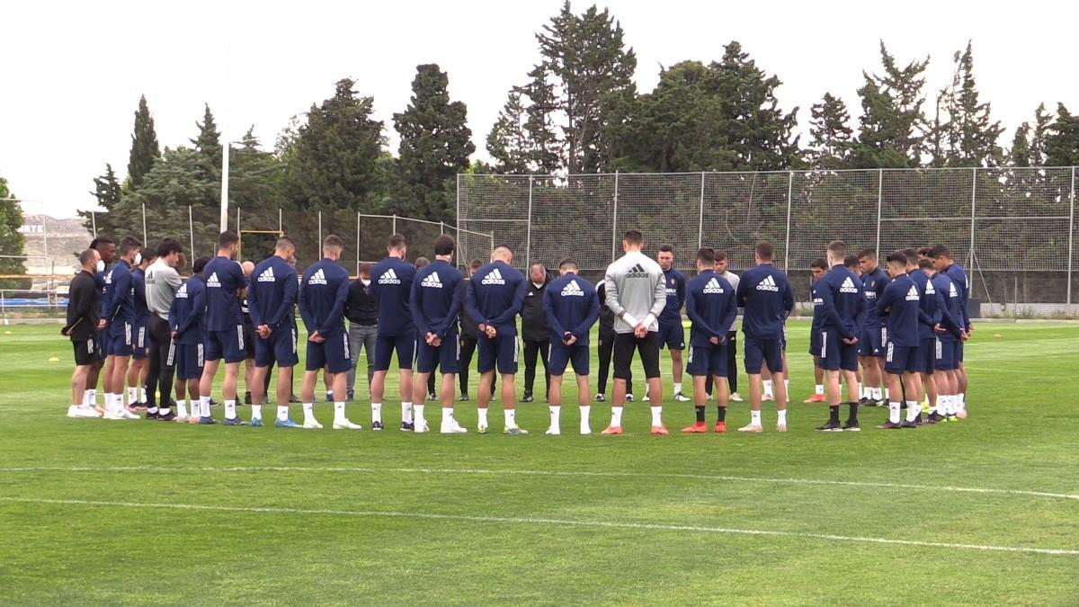 El minuto de silencio del Zaragoza