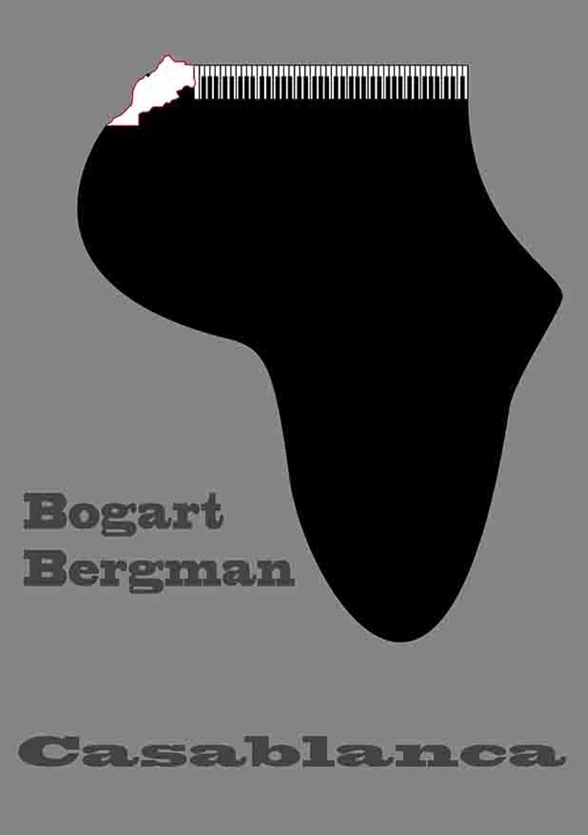 Cartél minimalista de Casablanca.
