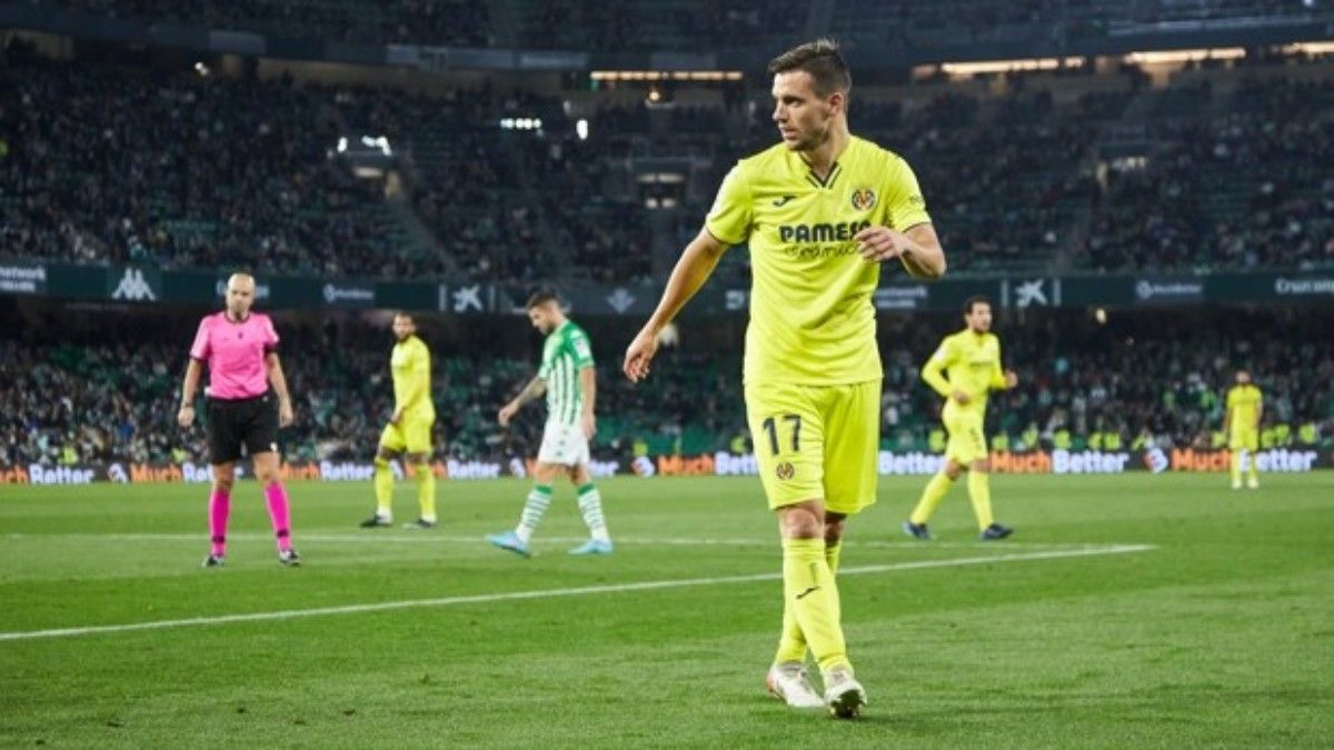 Giovani Lo Celso volvió al Benito Villamarín, en esta ocasión con la camiseta del Villarreal | EP