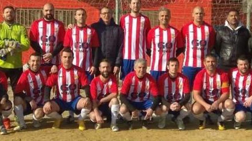 Els veterans del CE Manresa-La Font, campions