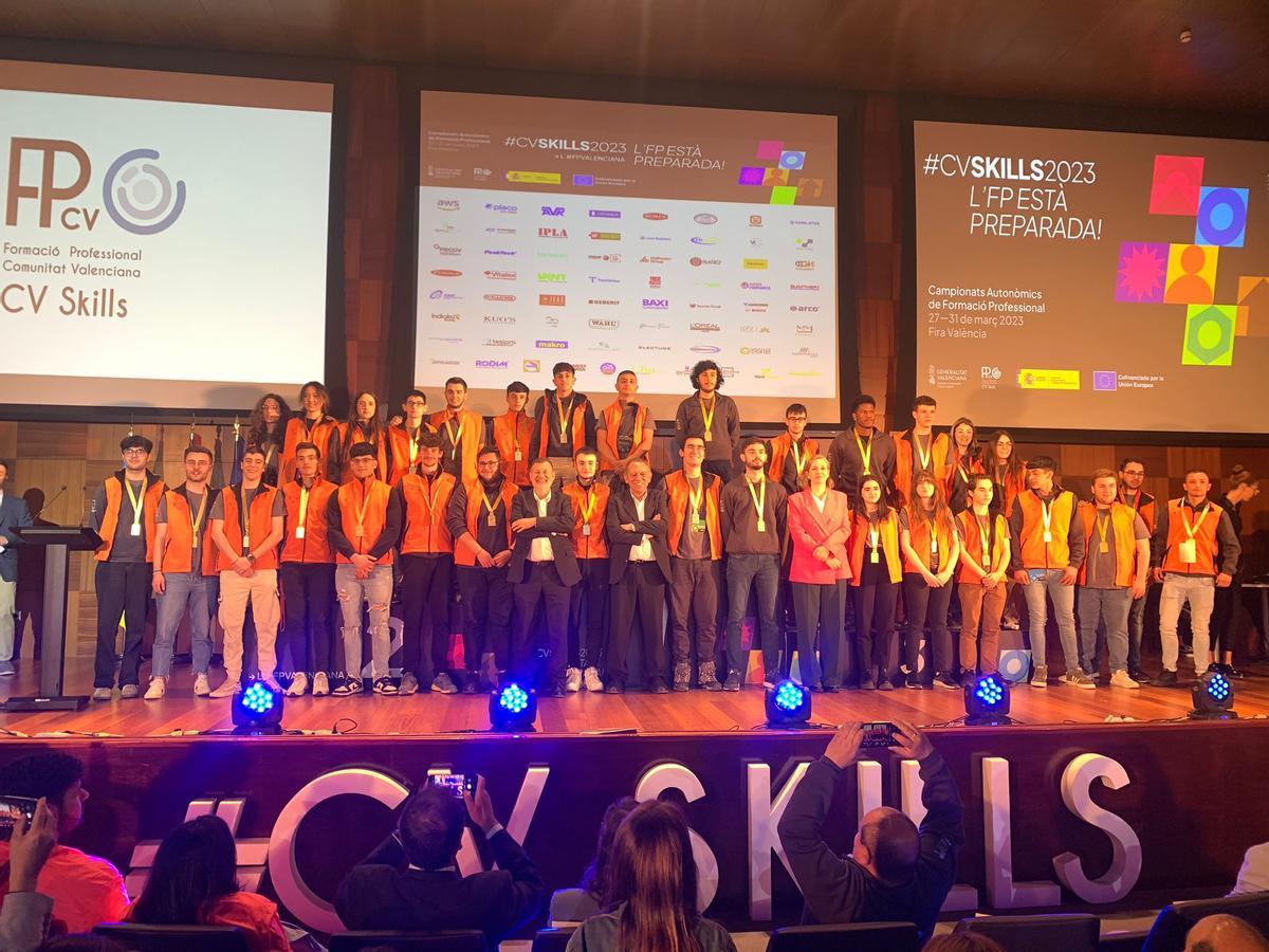 Oros de la Comunidad que acudirán al campenato nacional de Fp Skill