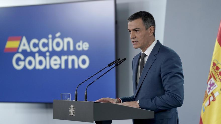 Pedro Sánchez: &quot;El número de militares, policías y guardias civiles desplegadas en Valencia ha pasado de 7300 efectivos a 14898 efectivos&quot;