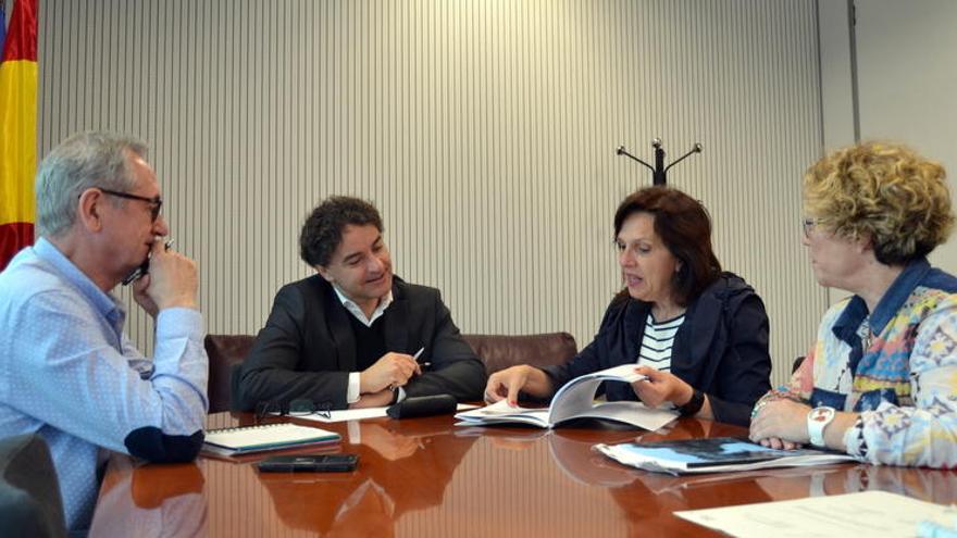 Colomer y Martínez, durante la reunión