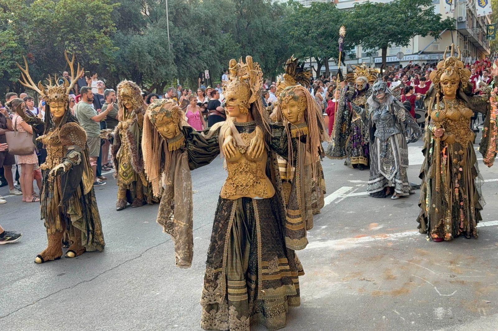 La Entrada del bando cristiano en San Blas, en imágenes