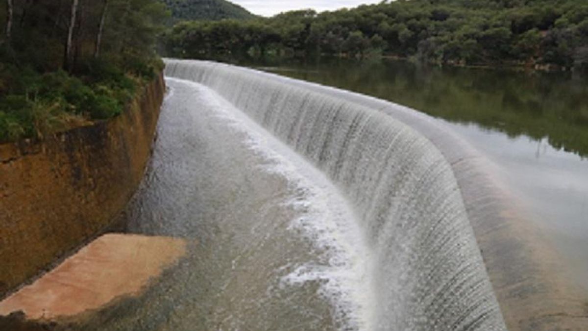 El embalse de Foix.