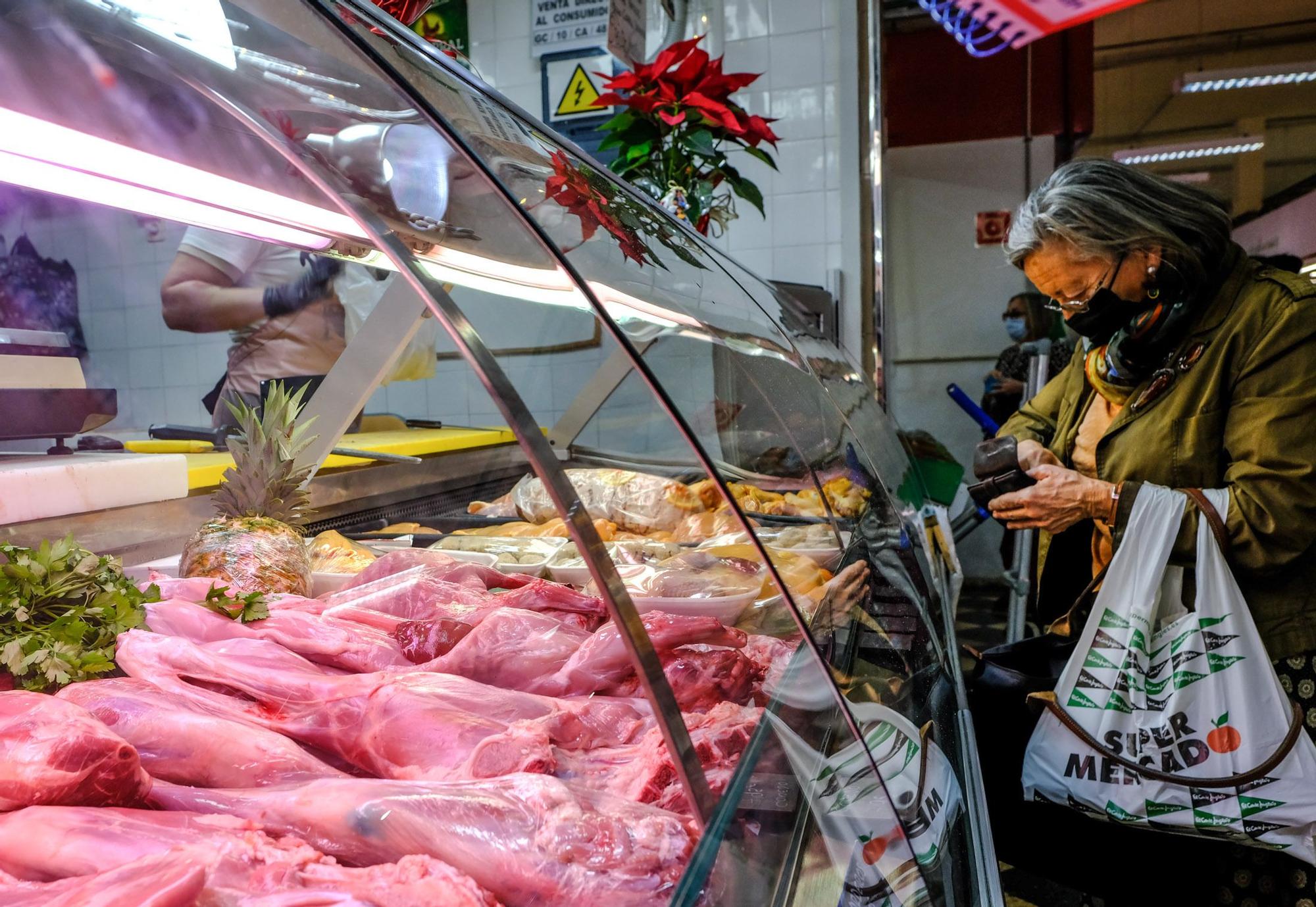 Compras para la cena de Nochebuena en el Mercado Central de Las Palmas de Gran Canaria