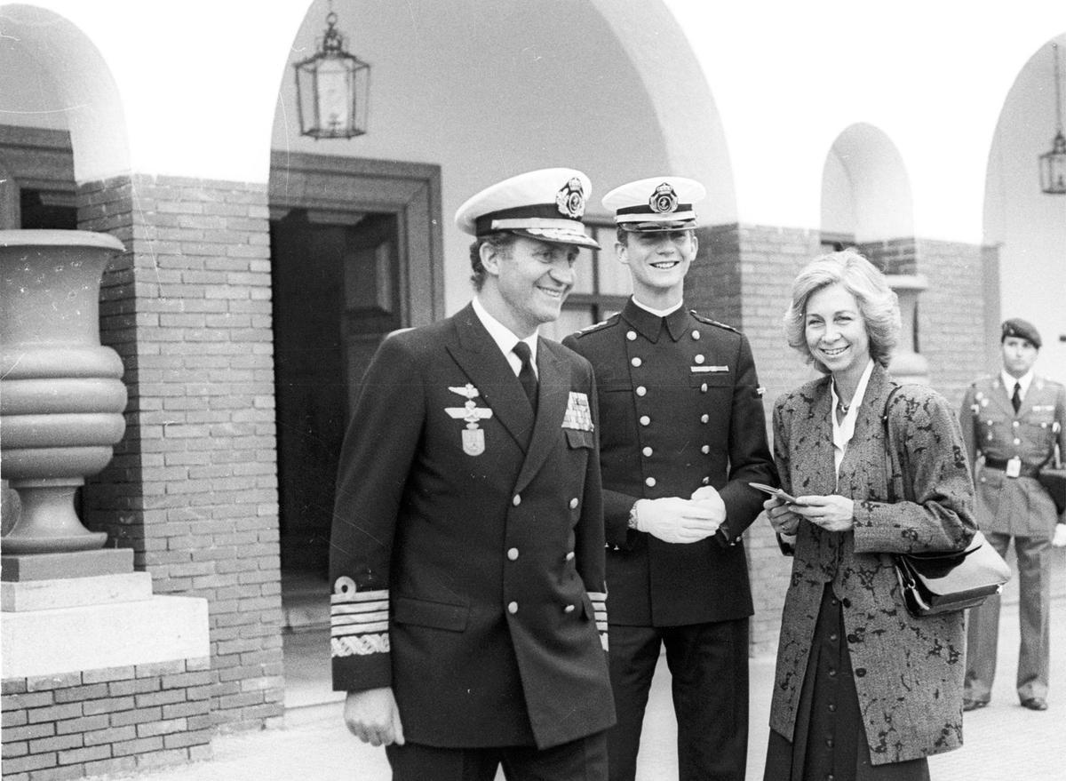 El paso de Felipe VI por la Escuela Naval de Marín El paso de Felipe VI por la Escuela Naval de Marín