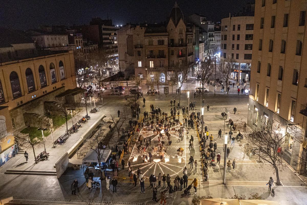 Imatge de l’Encesa de la Nova Llum de l’any passat