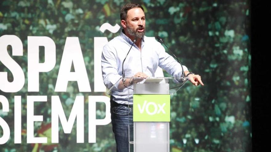 Santiago Abascal, líder de Vox.