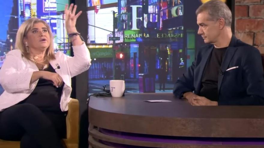 El disparatado momento de Lucía Etxebarría en el programa de Toni Cantó: &quot;No tienen relaciones con Canadá porque no hablan inglés&quot;