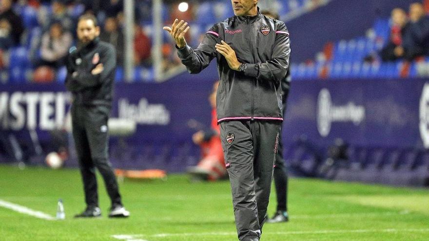 Juan Ramón López Muñiz ascendió con el Levante UD hace dos veranos tras una temporada inmaculada.