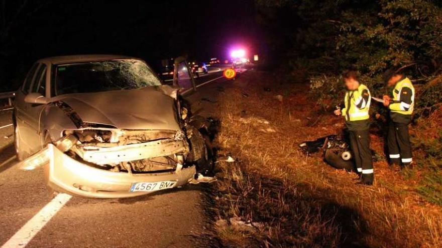 El accidente tuvo lugar en el N-541 a su paso por Vichocuntín. // Bernabé/Wendy Carolina