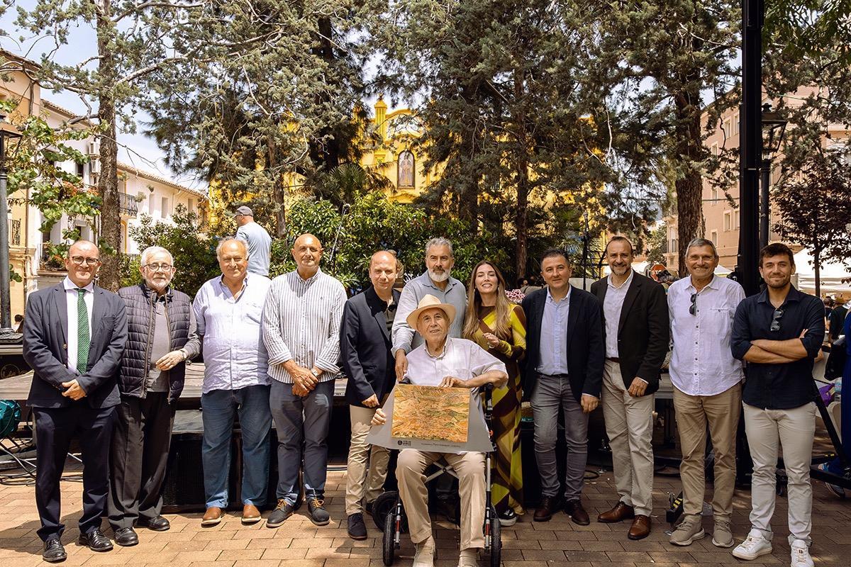 Paco Calatayud fue homenajeado en su pueblo.