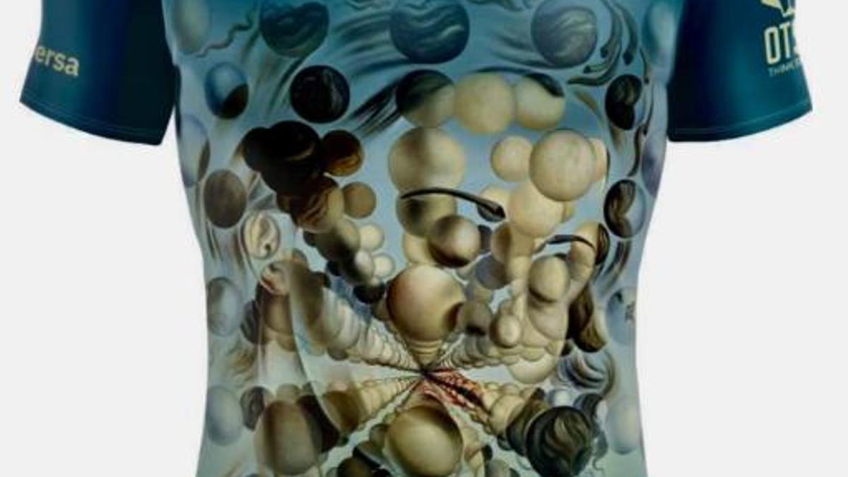 El disseny de la part davantera de la samarreta.