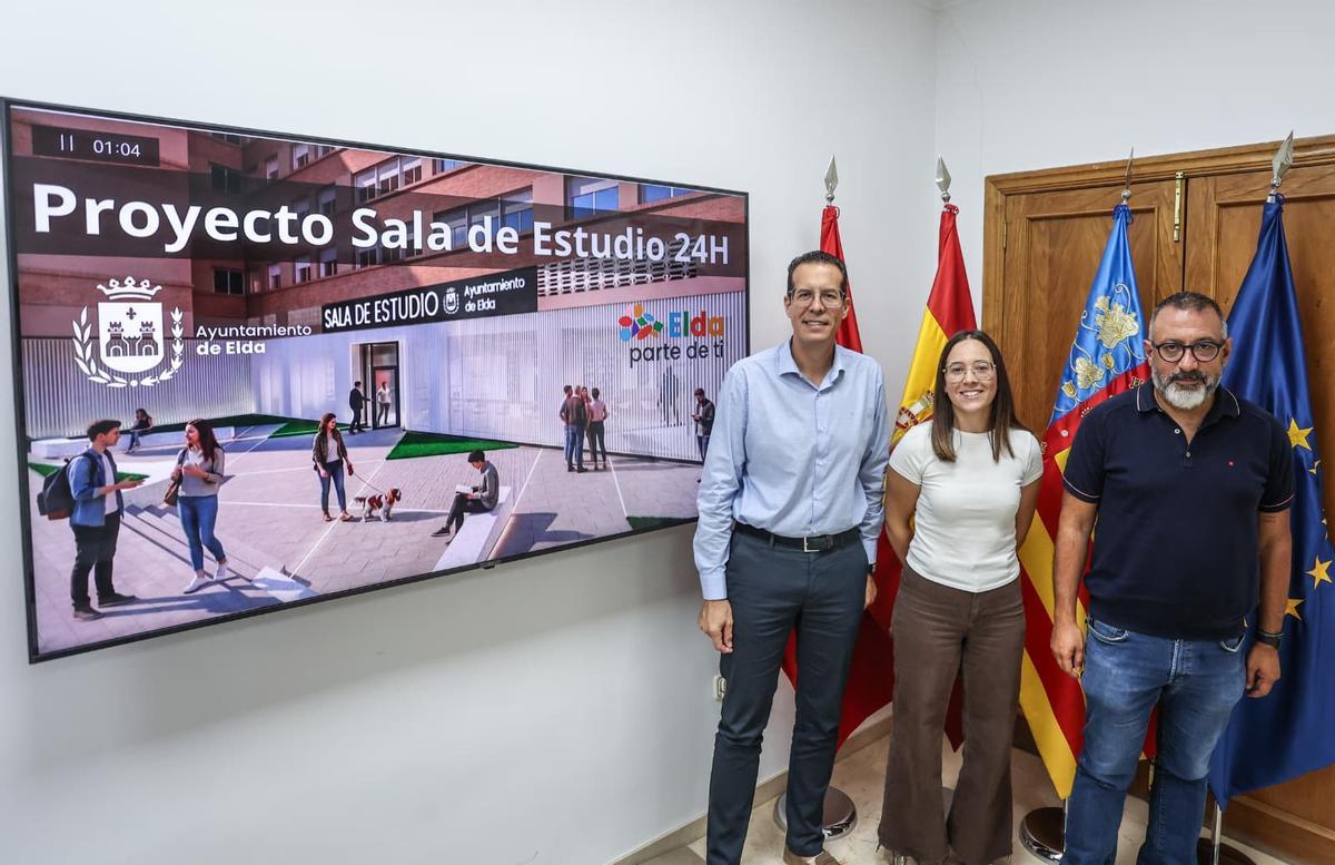 Presentación del proyecto de la sala de estudio de Elda