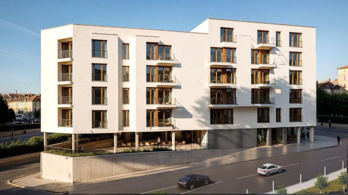 Recreación virtual del edificio de la cooperativa sin ánimo de lucro Outra Forma de Vivenda.  | |  LA OPINIÓN