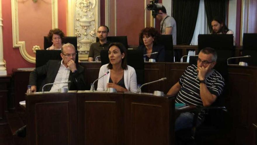 Grupo Socialista en el Concello de Ourense. // Jesús Regal