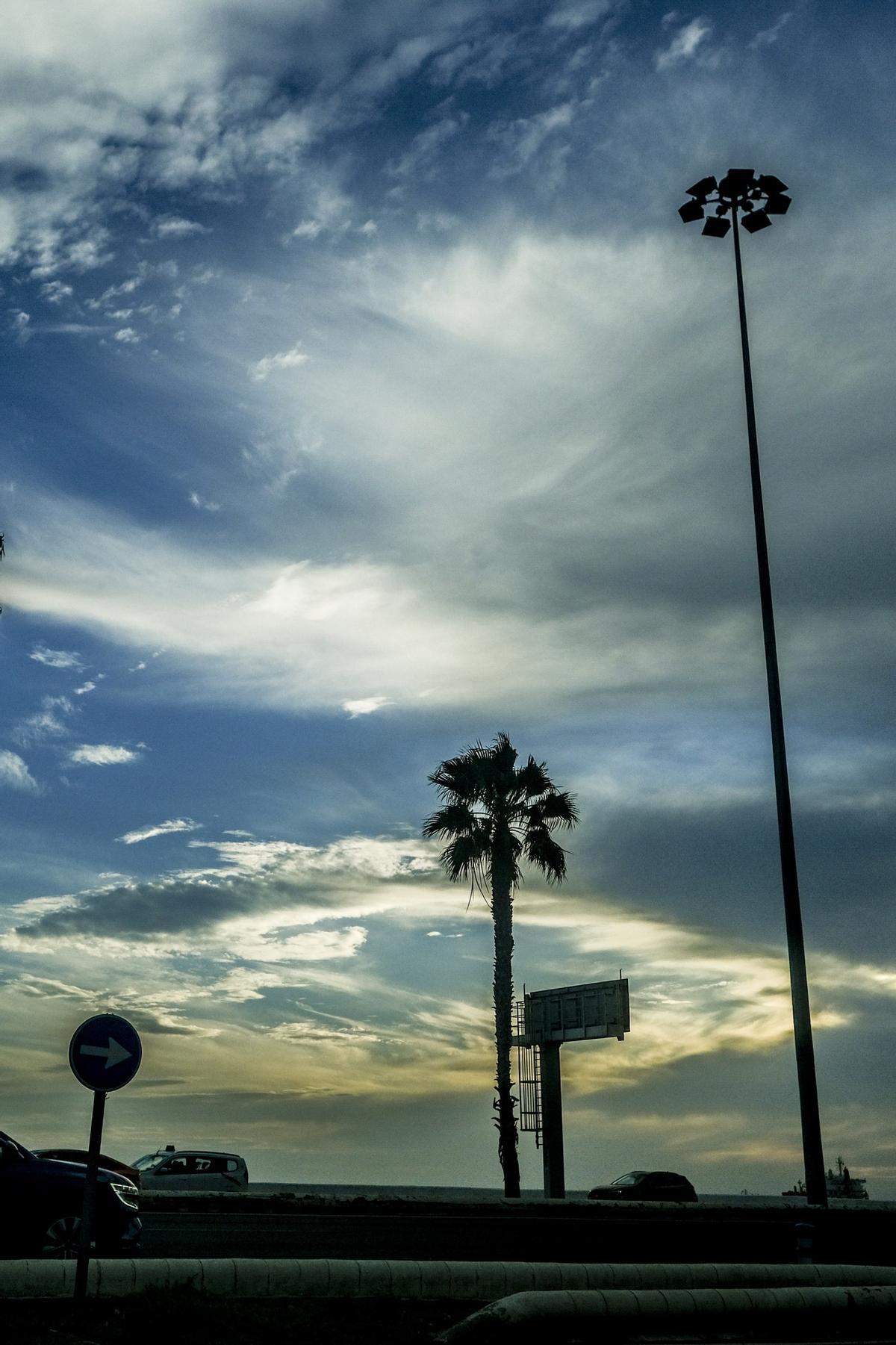 Calima y temporal de viento en Las Palmas de Gran Canaria (25 de enero de 2023)