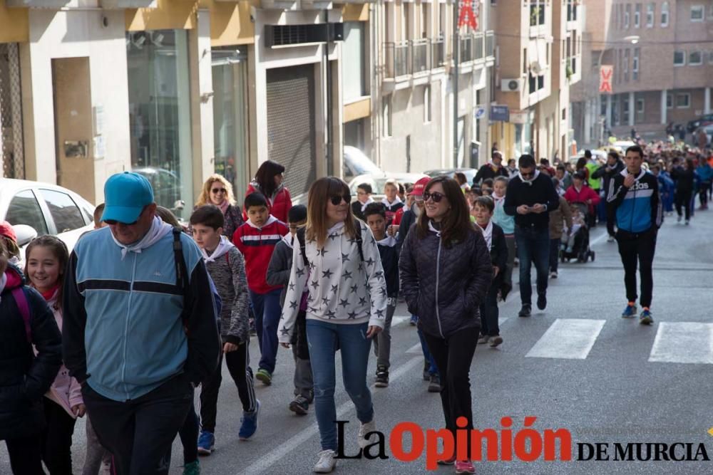 Marcha en el Día del Cáncer Infantil en Caravaca