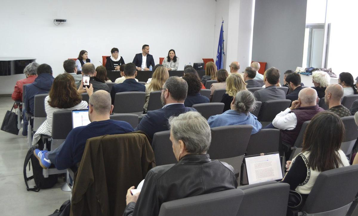 Debate electoral celebrado en el campus de Pontevedra.