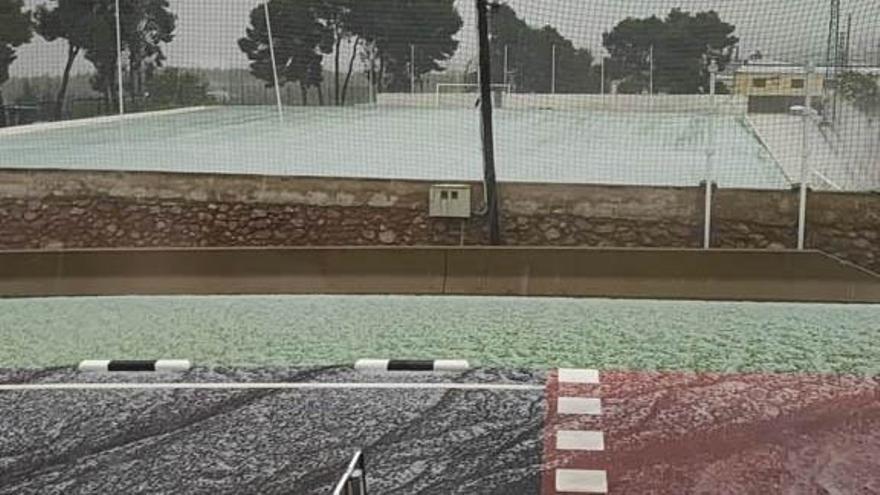 Granizo en la Font de la Figuera