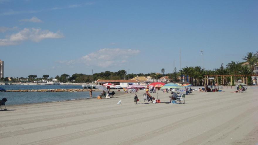 Playa de Lo Pagan en San Pedro del Pinatar