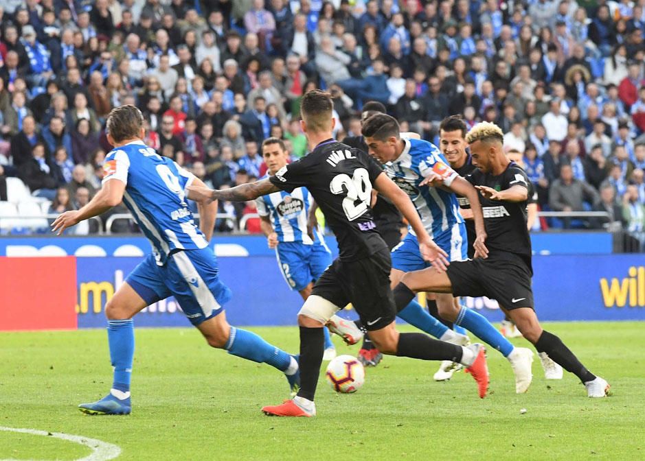 El Málaga CF consigue un trabajado punto en su visita a Riazor que pudo acabar en victoria pero también en derrota