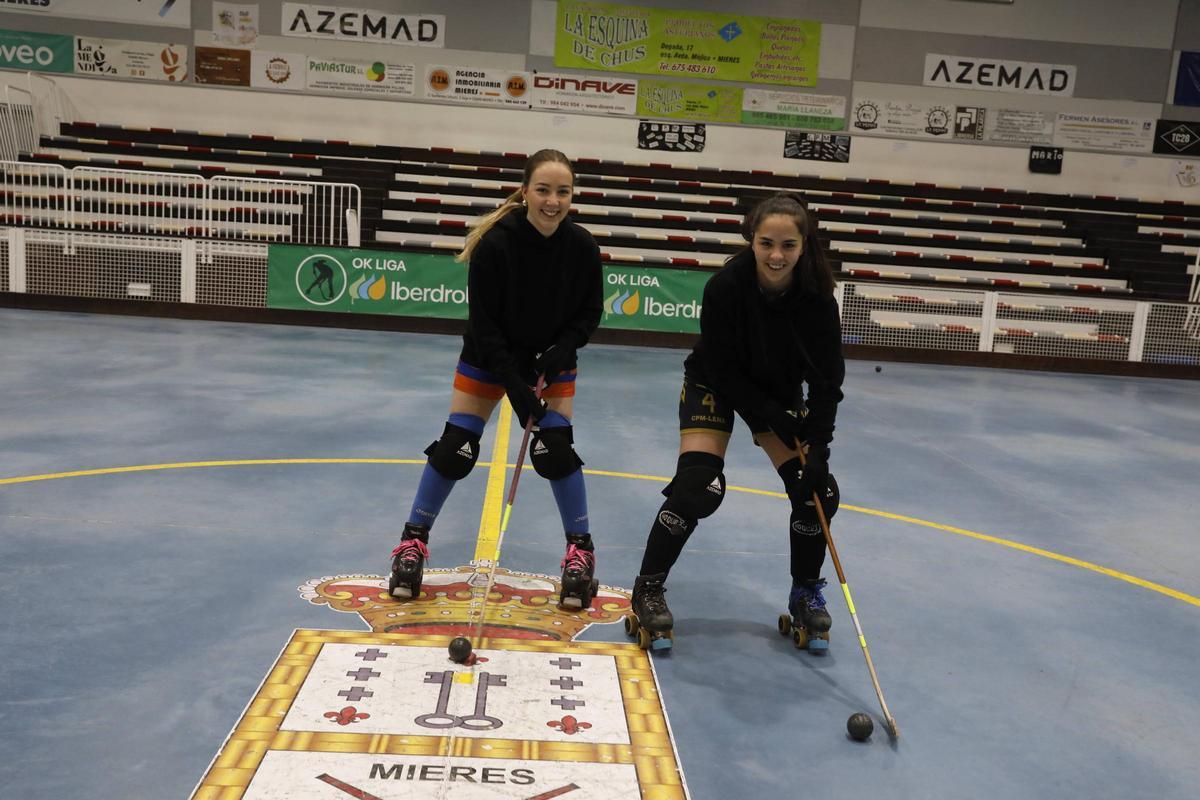 Lúa Alcaraz y Mili Puig, en el Visiola Rollán.