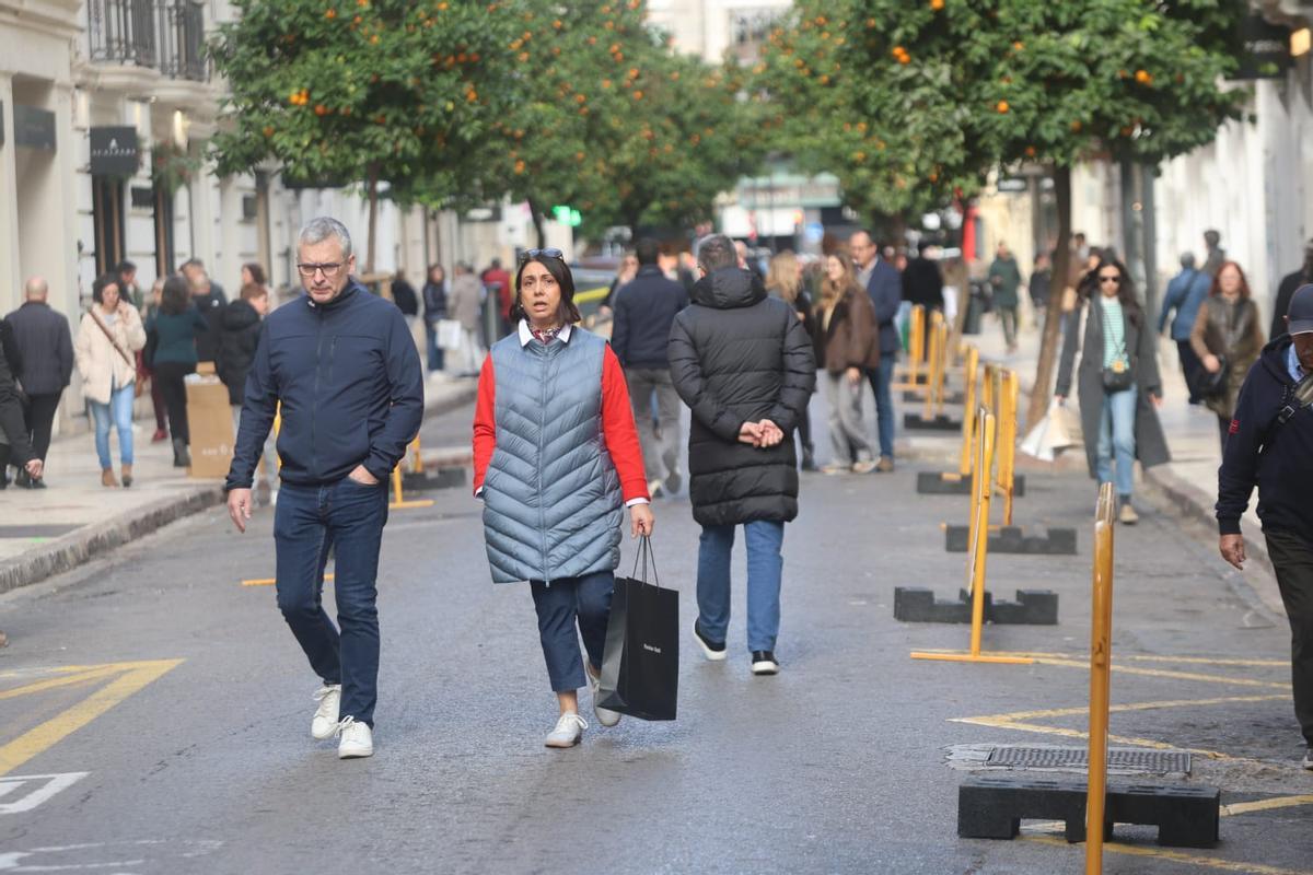 Cierran al tráfico la calle Jorge Juan