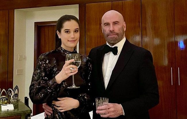 John Travolta y su hija, Ella, esta Navidad
