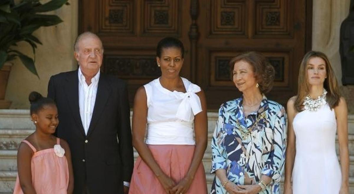 Michelle Obama, de vacaciones en Mallorca