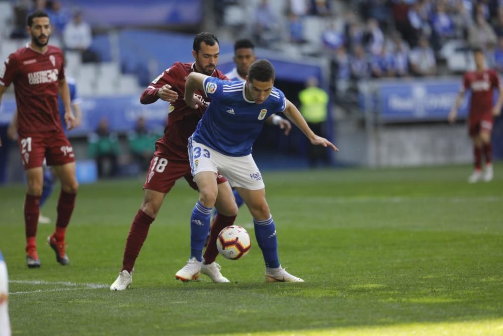 El partido entre el Oviedo y el Córdoba, en imágenes