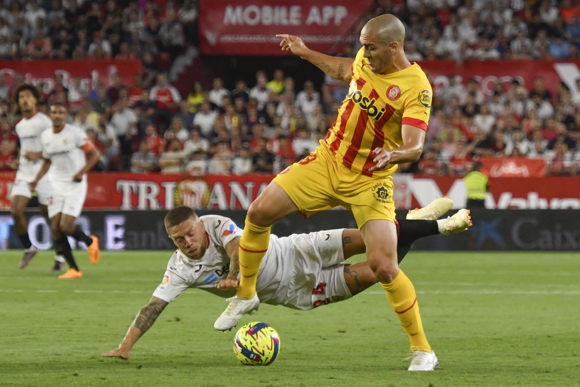 Les millors imatges de la victòria del Girona a Sevilla