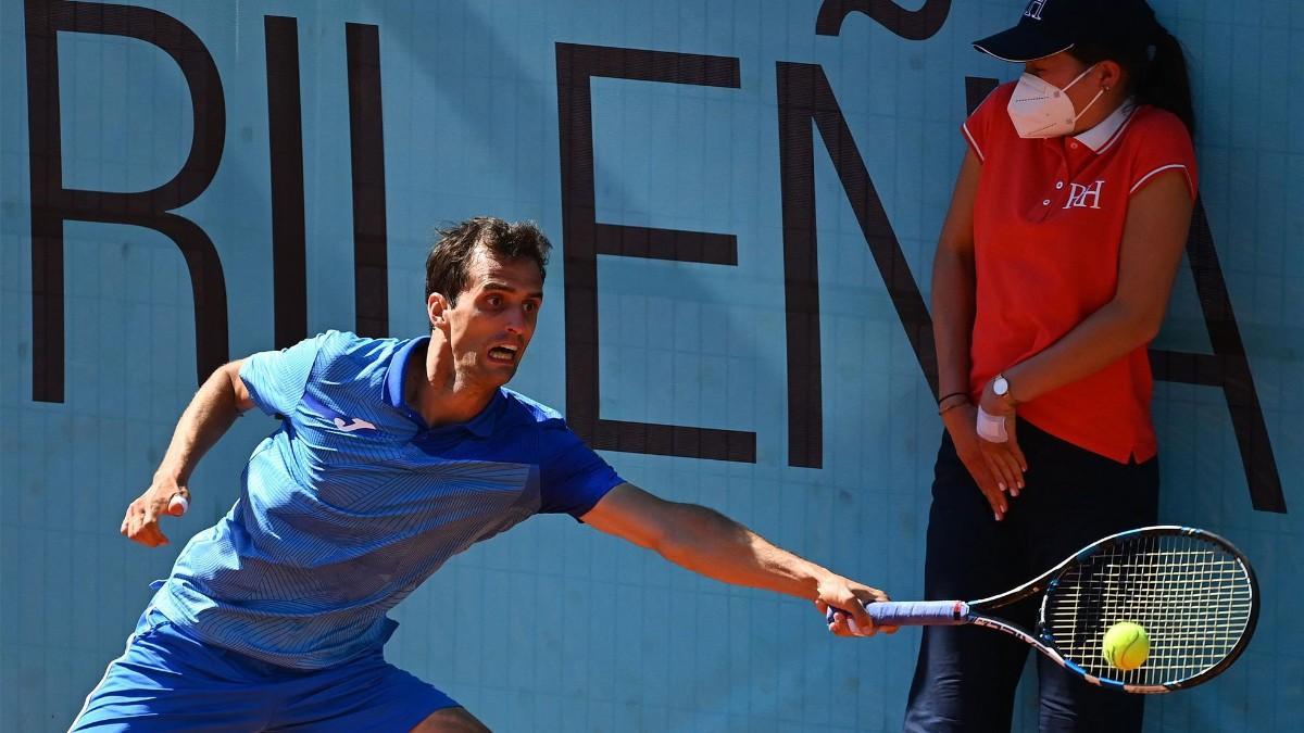 Albert Ramos, en el Mutua Madrid Open