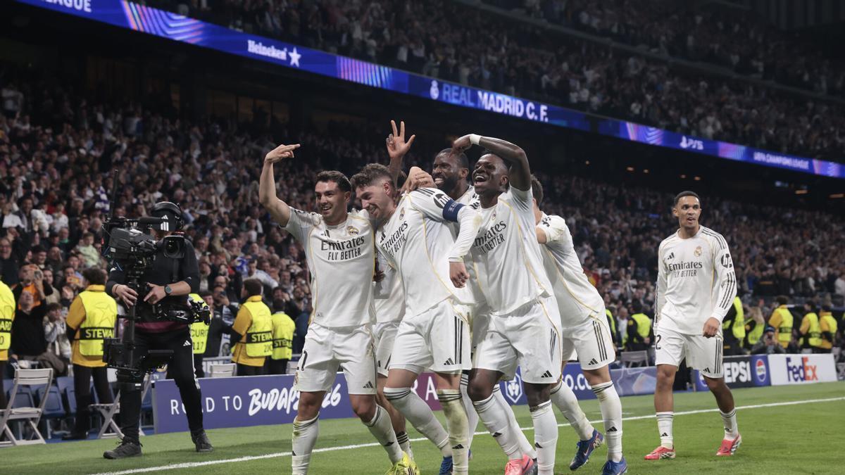 Resumen, goles y highlights del Real Madrid 3 - 0 Manchester City de la ida de octavos de final de la Champions