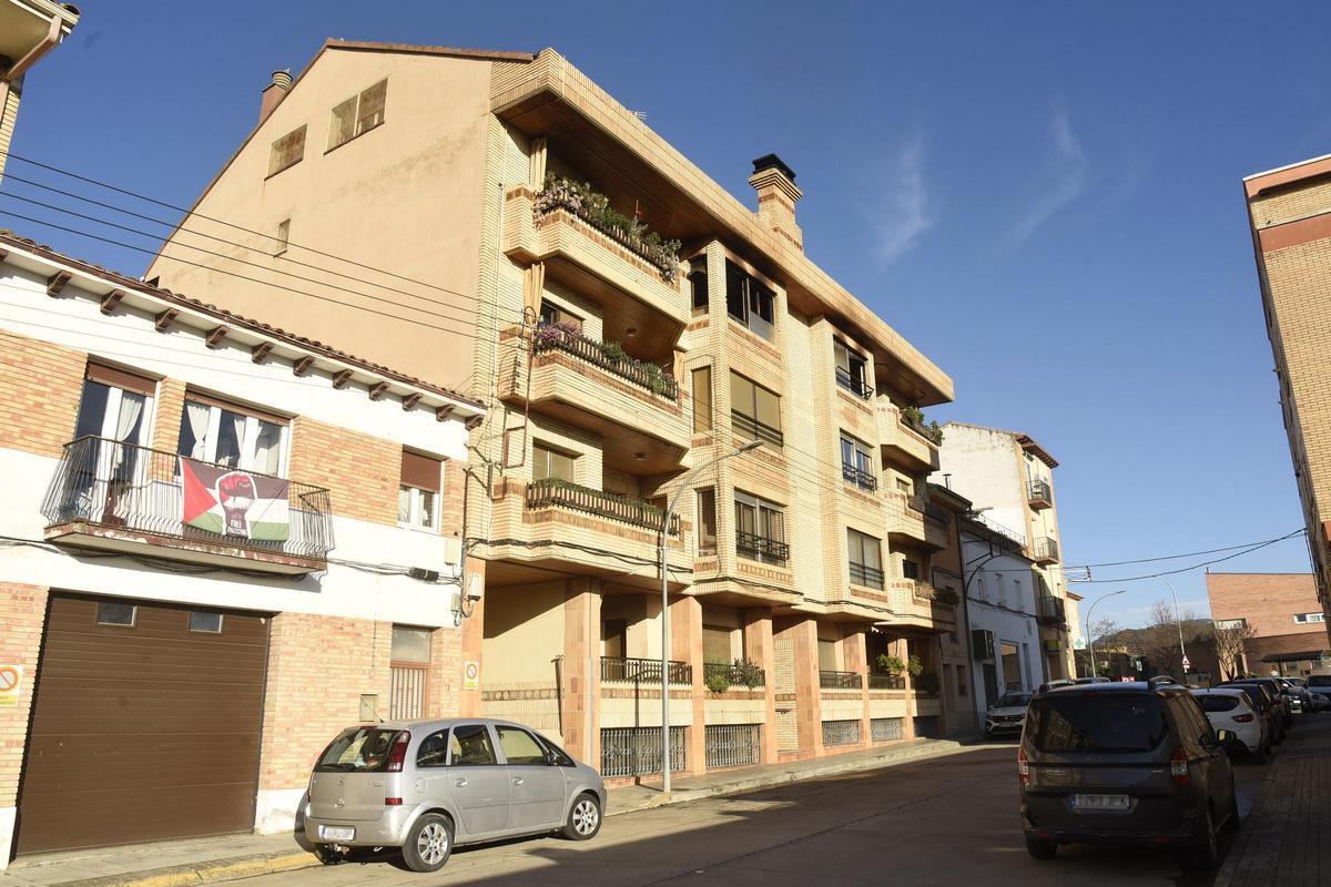 El domicio del fallecido en el incendio.