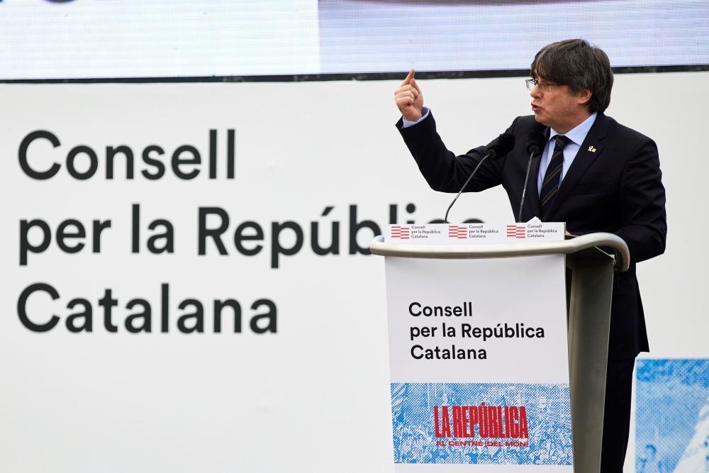 Acte de Carles Puigdemont a Perpinyà