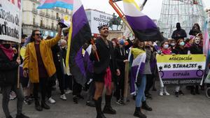 Protesta feminista contra les violacions per submissió química