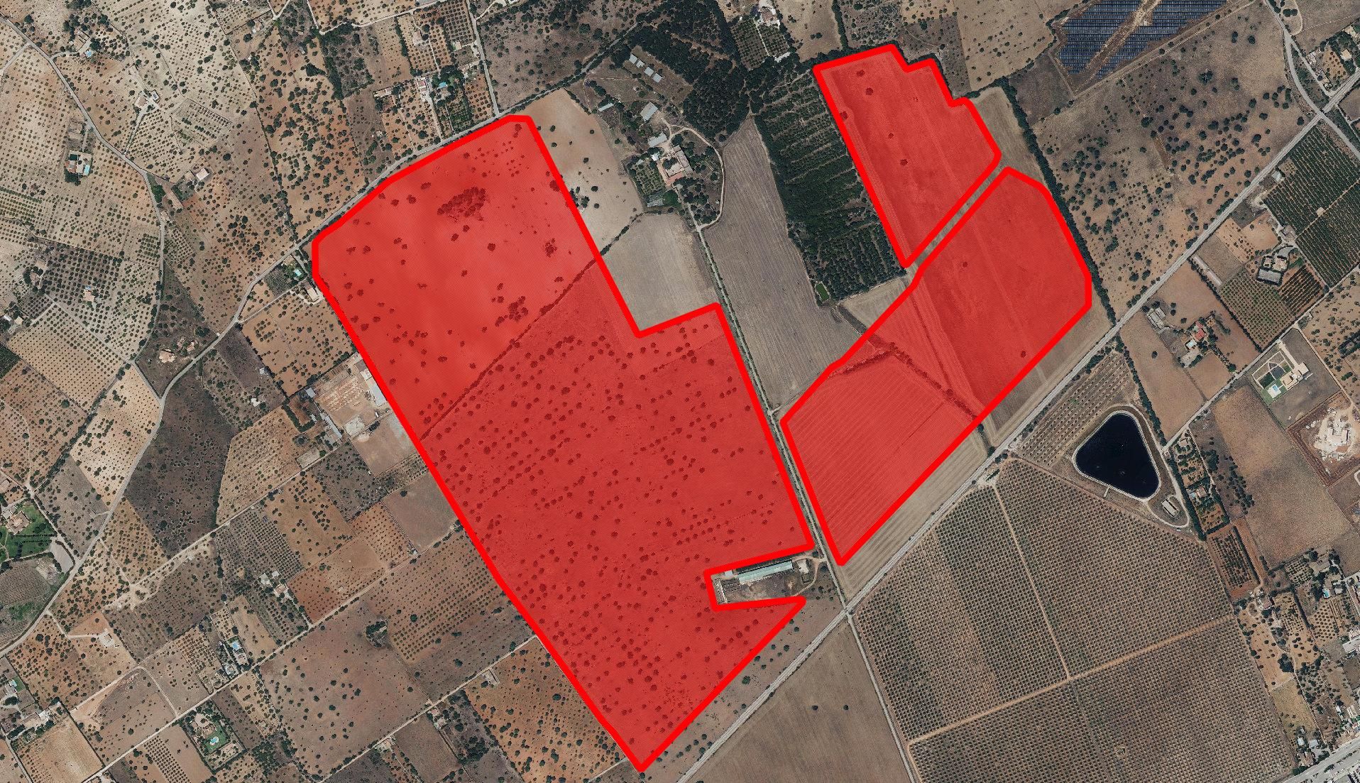 Parques fotovoltaicos | Esta es la comparativa del suelo rústico antes y después de las placas solares