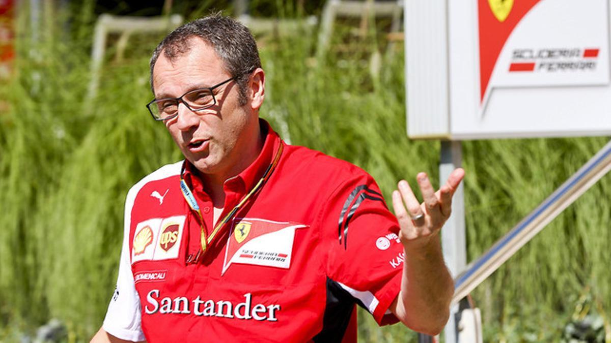 Stefano Domenicali, durante el GP de Baréin, en el circuito de Sakhir