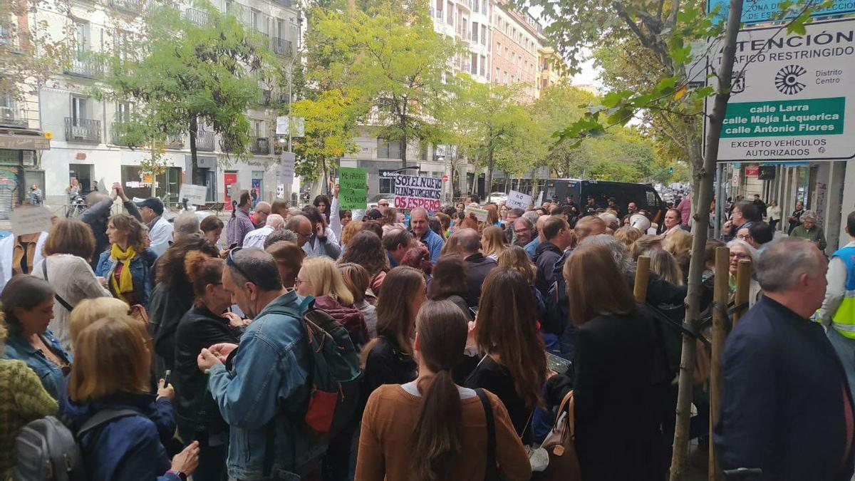 Protestas de sanitarios en Madrid