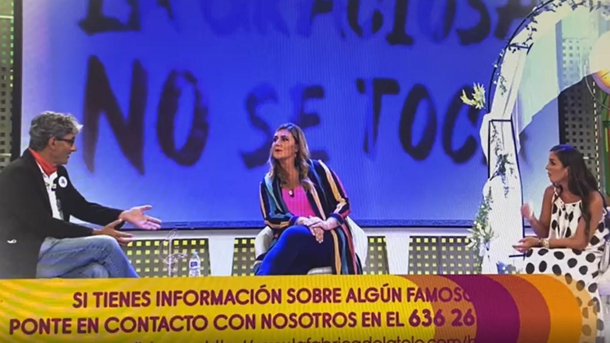 El cara a cara entre un ecologista y Anabel Pantoja en &#039;Sálvame&#039; por su boda en La Graciosa